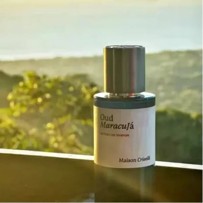 SkinSwaag Beauty Oud Maracuja Floral Unisex Eau de Parfum — oud + maracuja + floral — bottle back view on white background