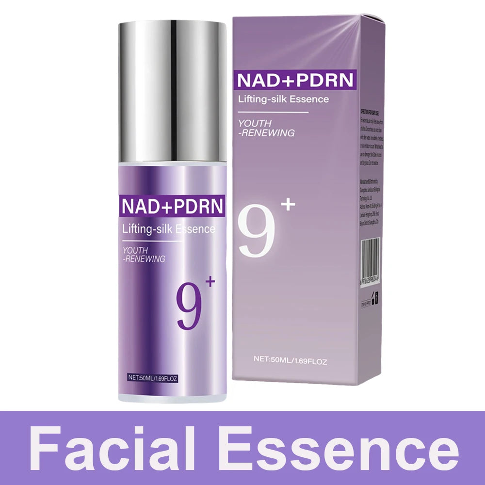 SkinSwaag Beauty NAD+ PDRN — Lifting & Silk — Product packaging with anti-aging benefits listed
