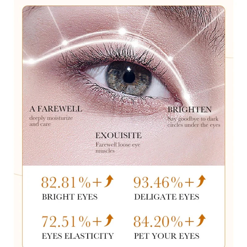 Firming under-eye mask with rice extract skincare formula