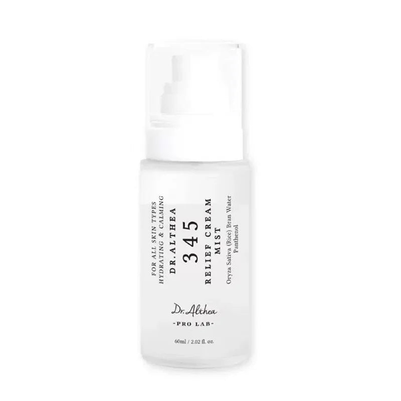 DR ALTHEA 345 Relief Cream Mist — 345 Relief Formula & Antioxidant — Korean skincare mist application method