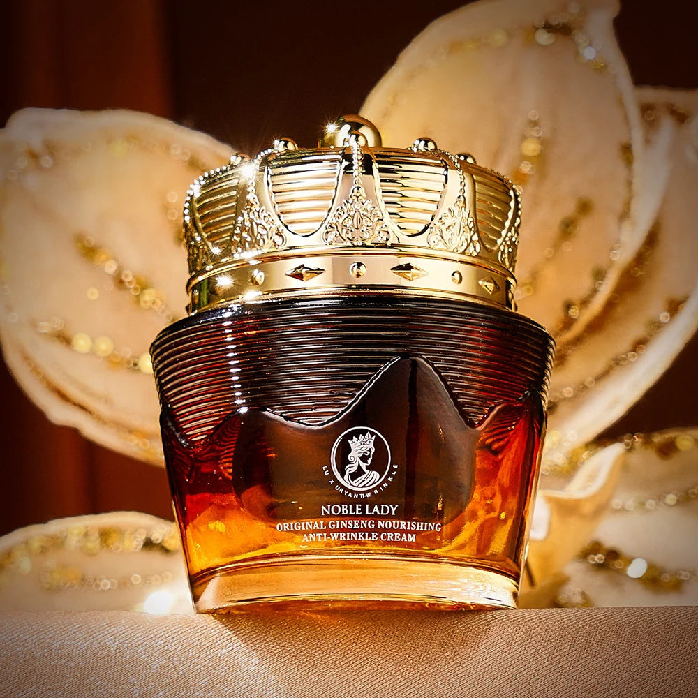 Ginseng Luxury Nourishing Lady Cream Firming Lifting Face Cream Reduce Fine Lines Moisturizing Oil Control Skincare Beauty