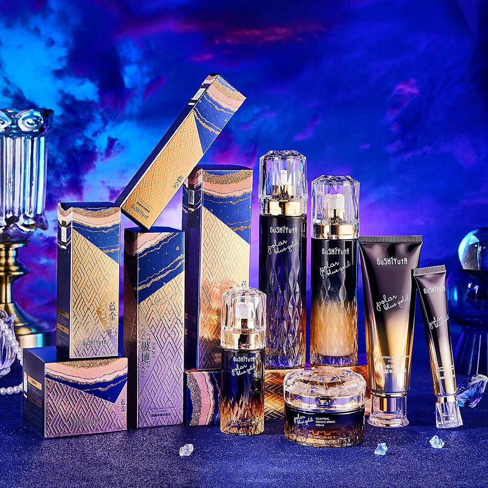 SkinSwaag Beauty — JIESHANG Skin Revival Set — Set packaging with gift box detail