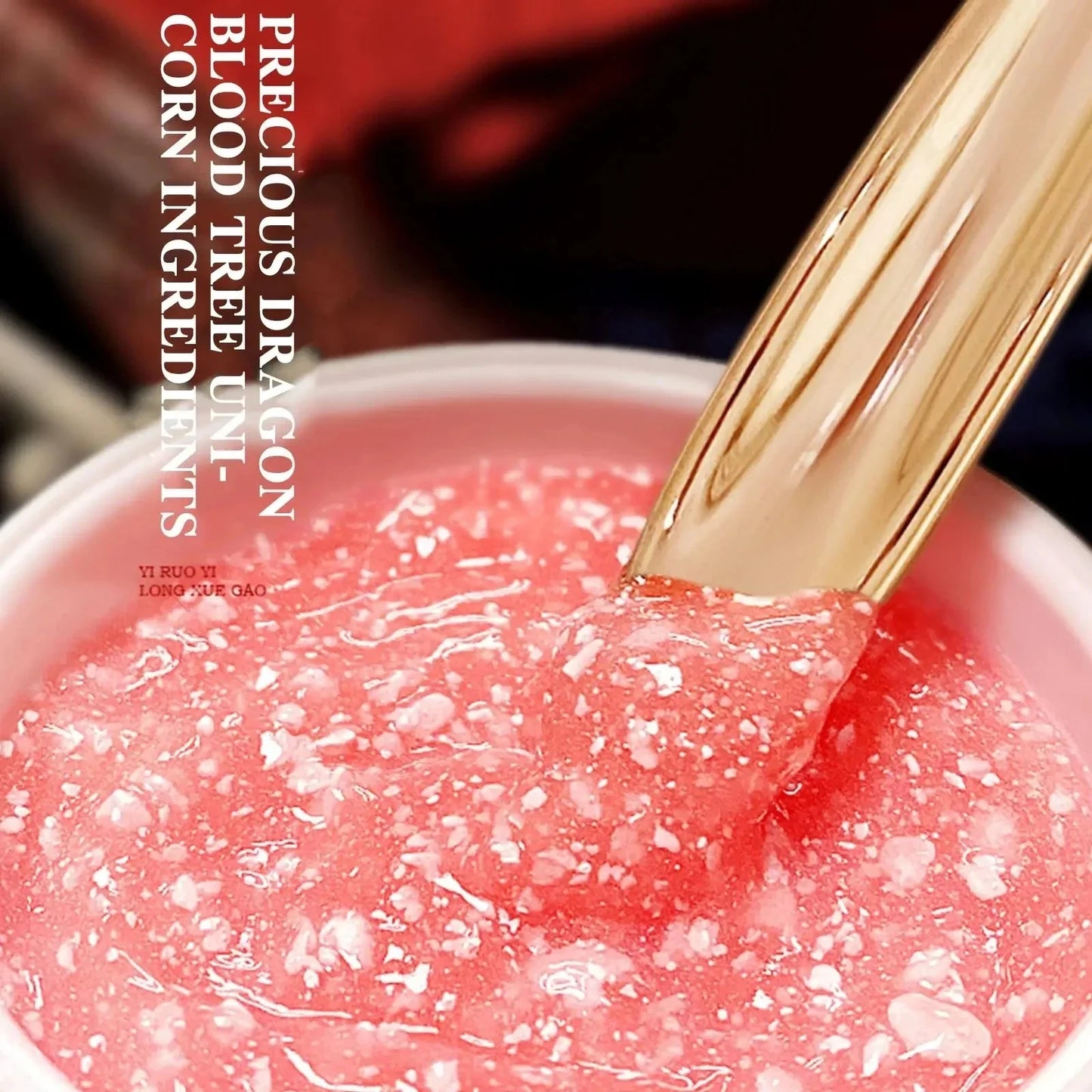 Jar of brightening lifting cream with dragon's blood extract
