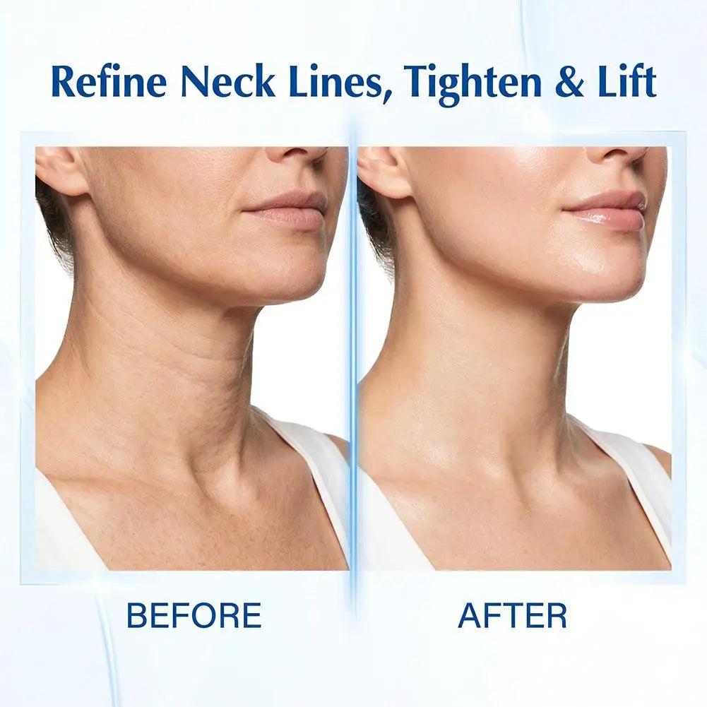 Barubut Anti-wrinkle Firming Neck Cream — Niacinamide — Product benefits and lifting infographic