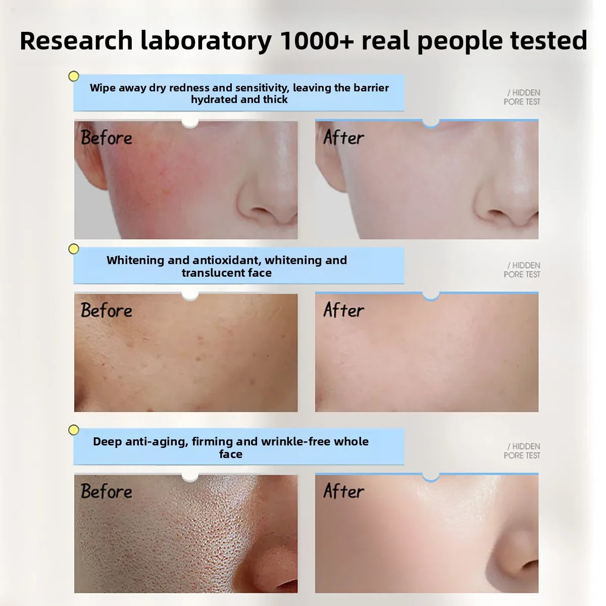 Ruyi Vitamin E Niacinamide Face Cream Soothing Repair Deep Hydrating Brightening Moisturizer for All Skin Daily Care 500g