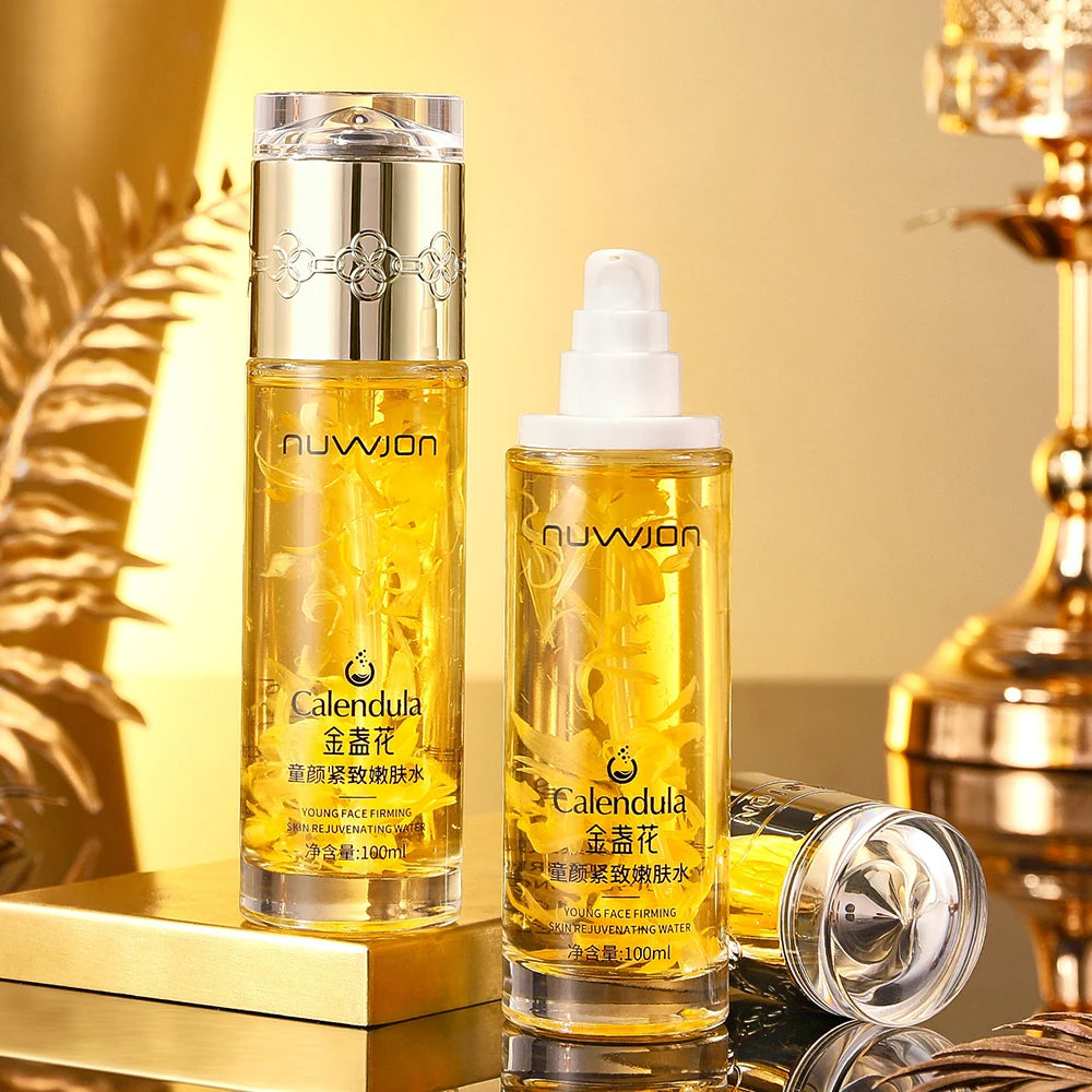 nuwjon Calendula Muscle Penetration Moisturizing Oil Control Brightening Face Toner Smoothing Repairing Facial Essence Korea Skin Care