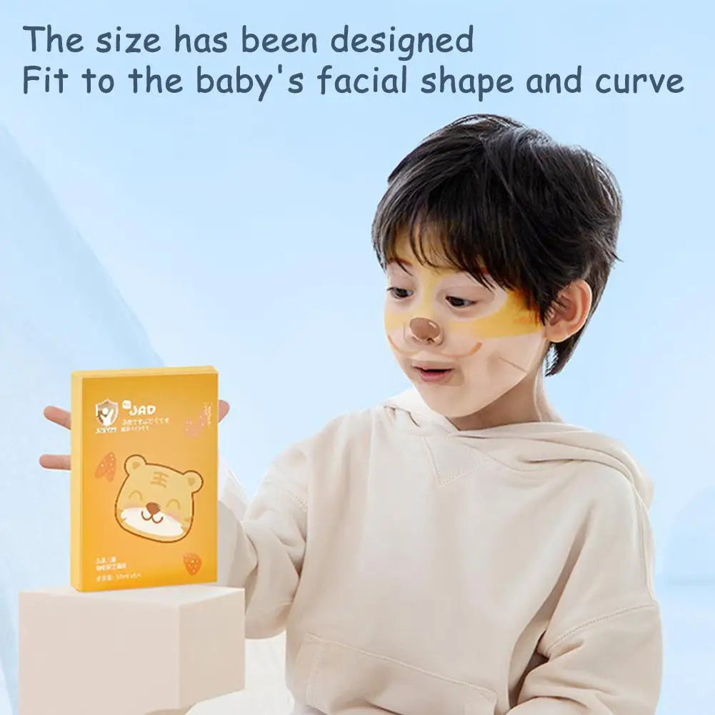 Cute animal cartoon kids moisturizing face mask