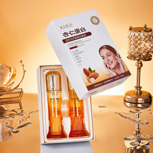 Almond Protein Firming Lifting Facial Care Water Lotion Moisturize Improve Dull Rejuvenation Face Lotion Face Toner Skincare