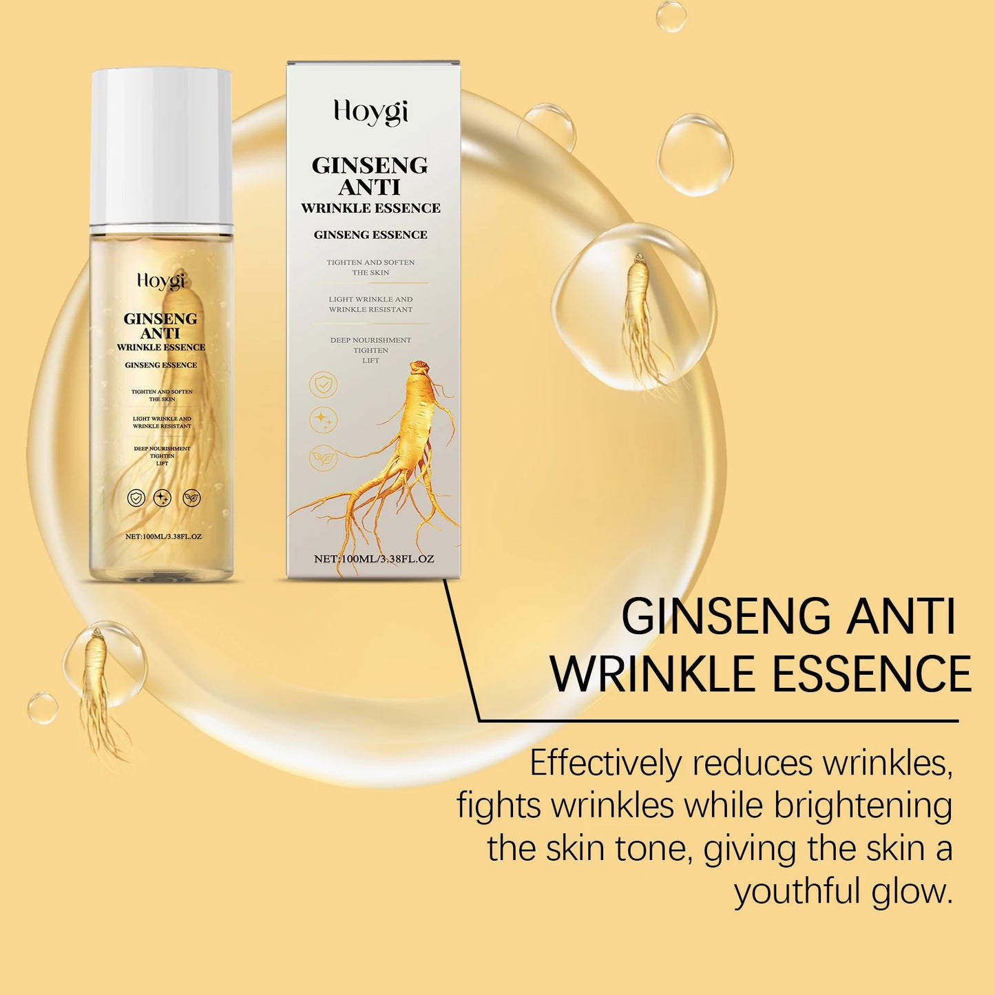 HOYGI — Ginseng Power Firming Serum — Product ingredient ginseng extract visual