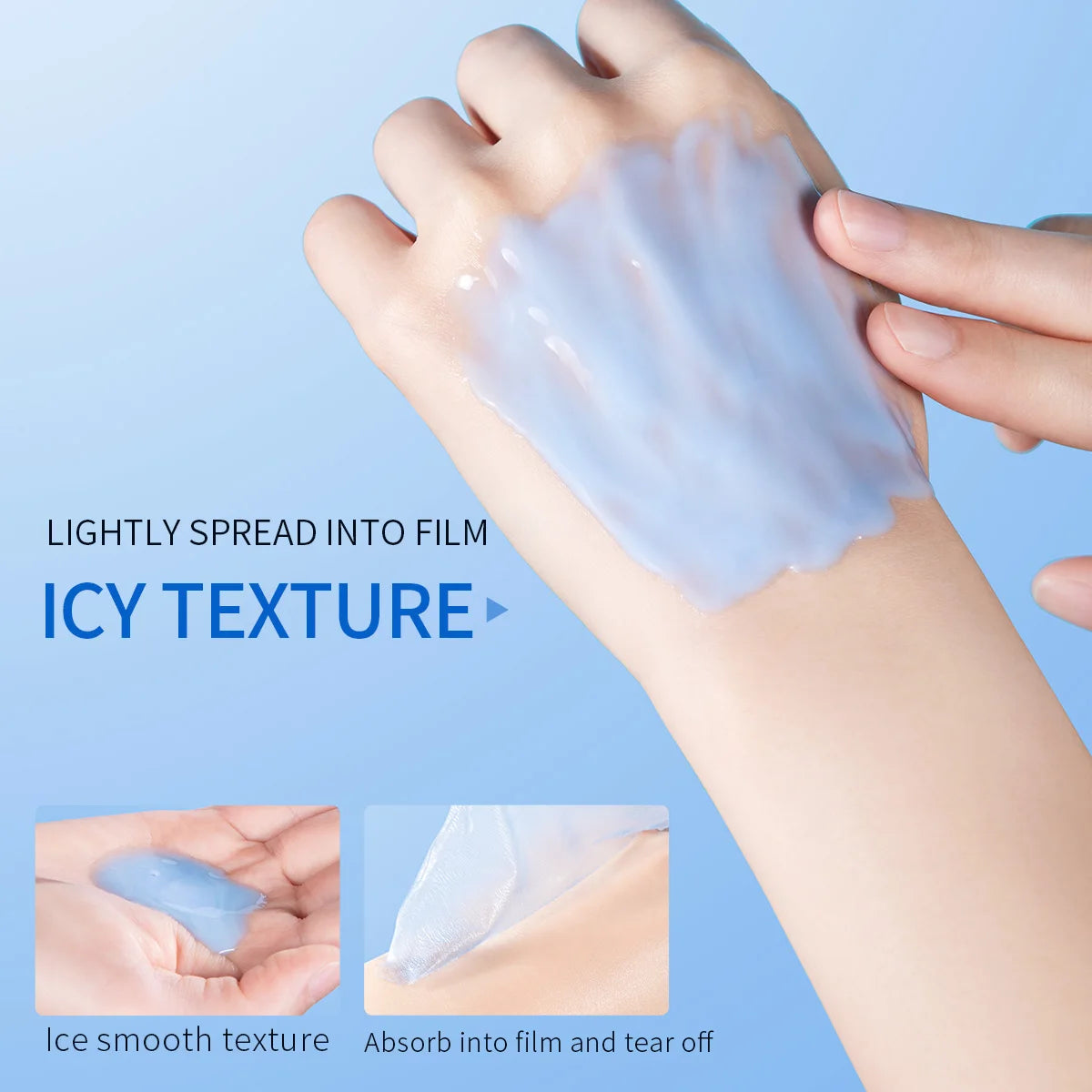 Facial mask with collagen for moisturizing and brightening skin