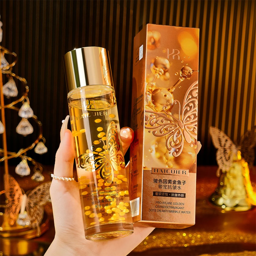 OSUFI Yeast Protein Soothing Face Serum — Yeast Protein — Product side angle luxury packaging view