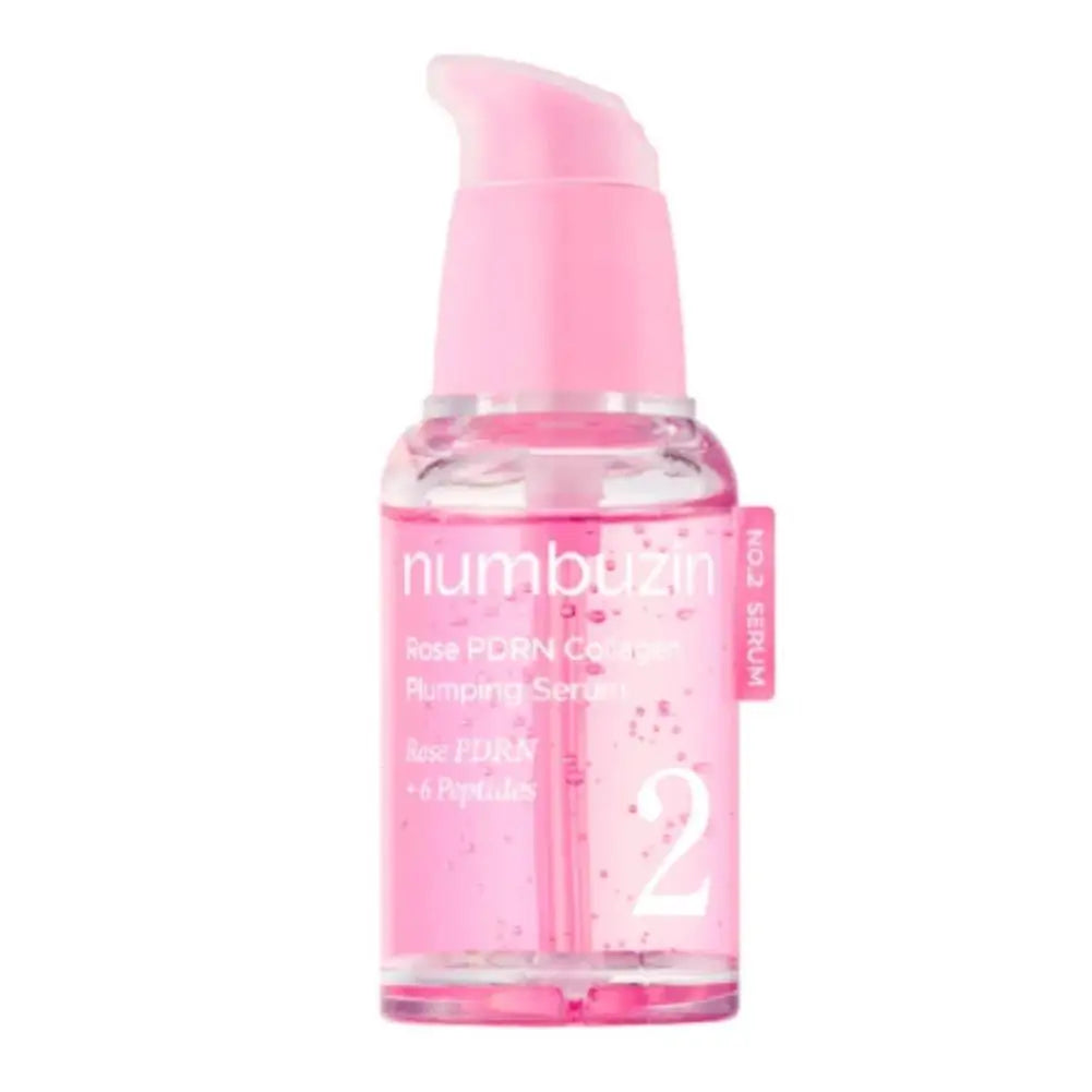 NUMBUZIN No.2 No.3 & No.4 Serum Set — PDRN Retinol Ceramide — Product benefits and multi-step routine infographic