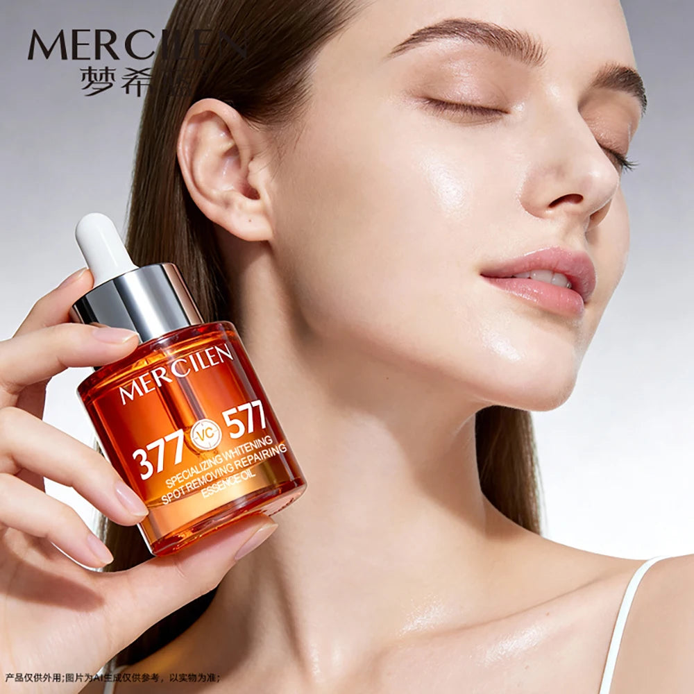 MERCILEN 377 Whitening Essence Oil Facial Care Tightening Moisturizing Hydrating Brightening Skin Face Serum Korean Skincare Products