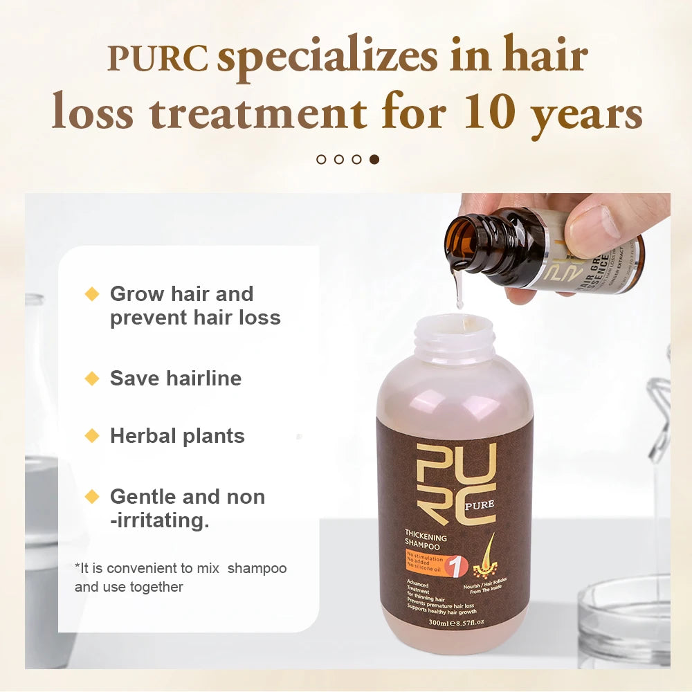 PURC Biotin Ginger Hair Growth Shampoo & Conditioner Set