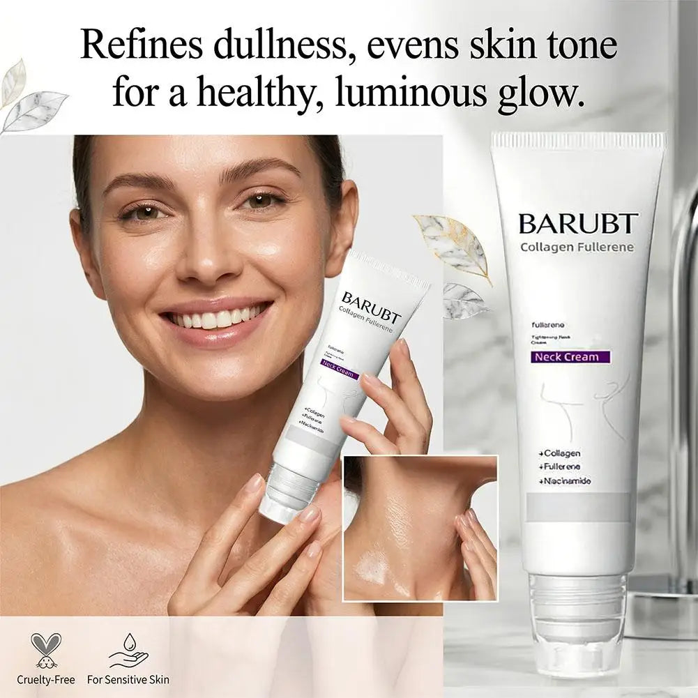 Barubut Anti-wrinkle Firming Neck Cream — Niacinamide — Cream texture and smoothing consistency detail