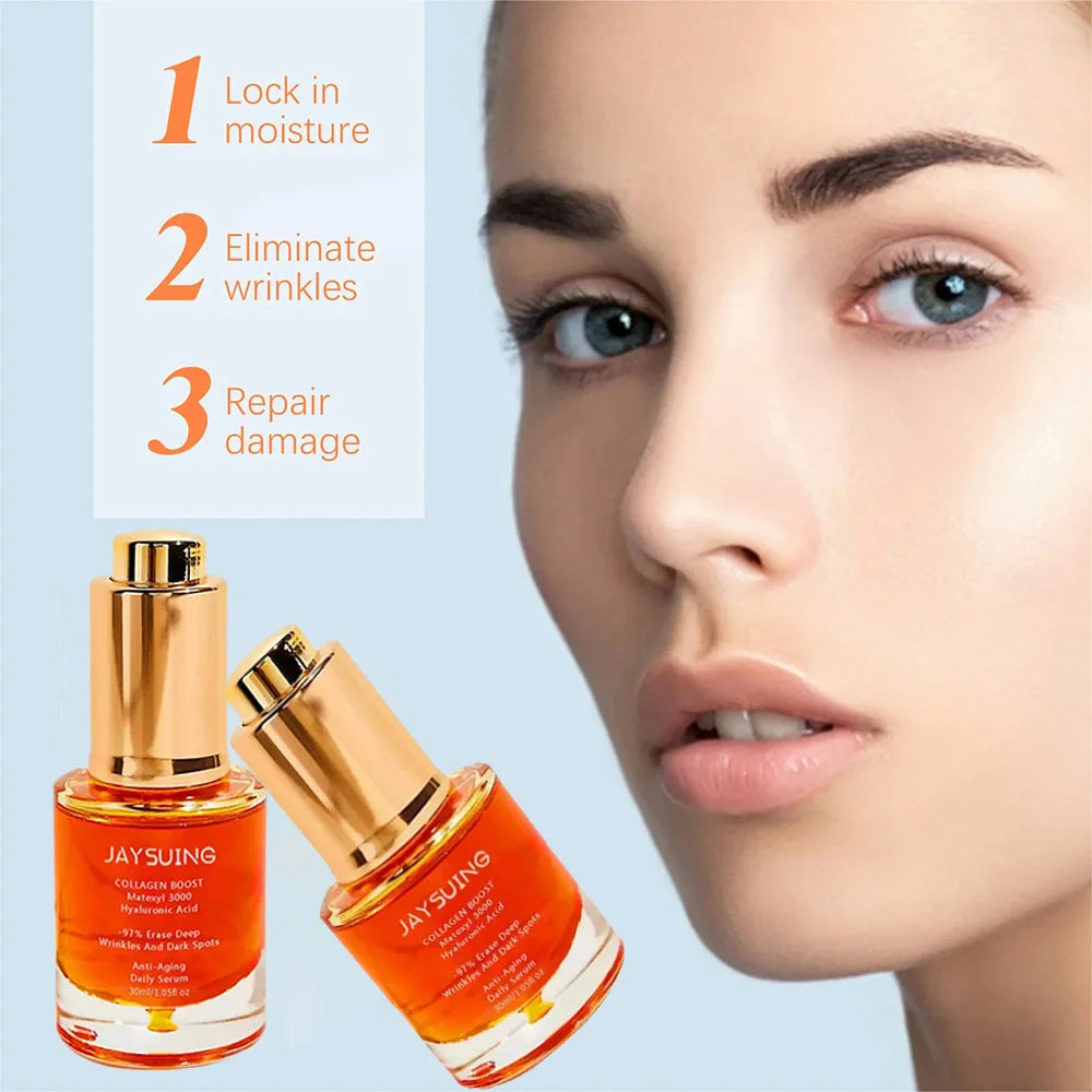 EELHOE — Collagen Hyaluronic Acid Serum — Serum application on face