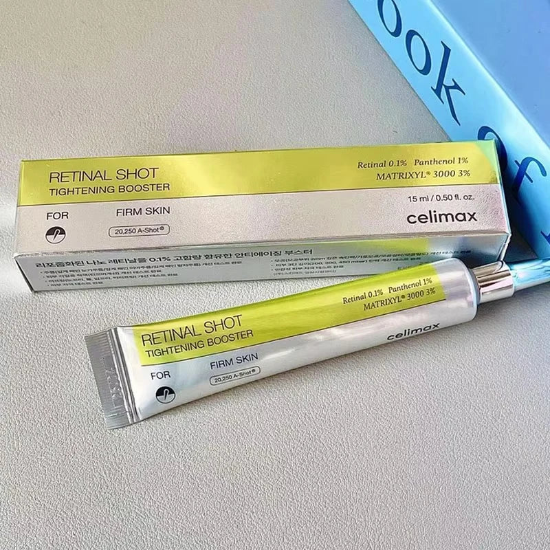 Celimax Retinol Firming Eye Cream & Noni Fruit Ampoule — Retinol & Noni — Before and after rejuvenating results