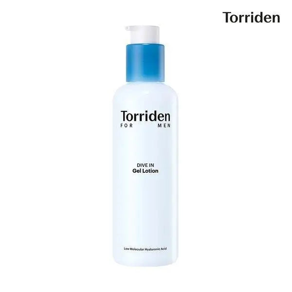 Low molecular hyaluronic acid gel lotion in a 200ml pump bottle, offering lightweight hydration and barrier support.