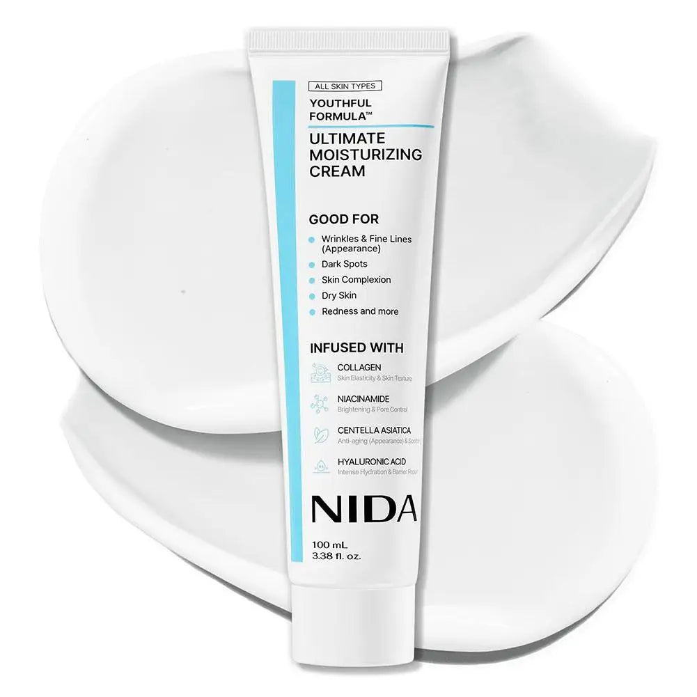 Jar of multi-action rejuvenating face cream for all skin types