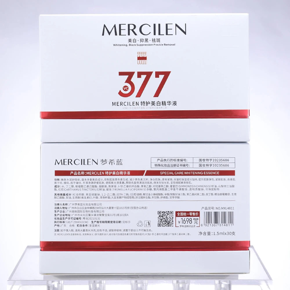 MERCILEN — 377 Niacinamide Brightening Serum — Product ingredient niacinamide and 377 complex visual