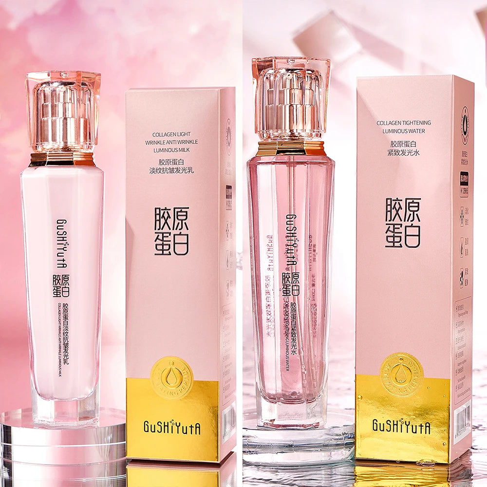 Collagen Anti Gravity Water Emulsions Firming Lifting Face Lotion Small Molecule Tonic Collagen Elastic Emulsions Skin Care