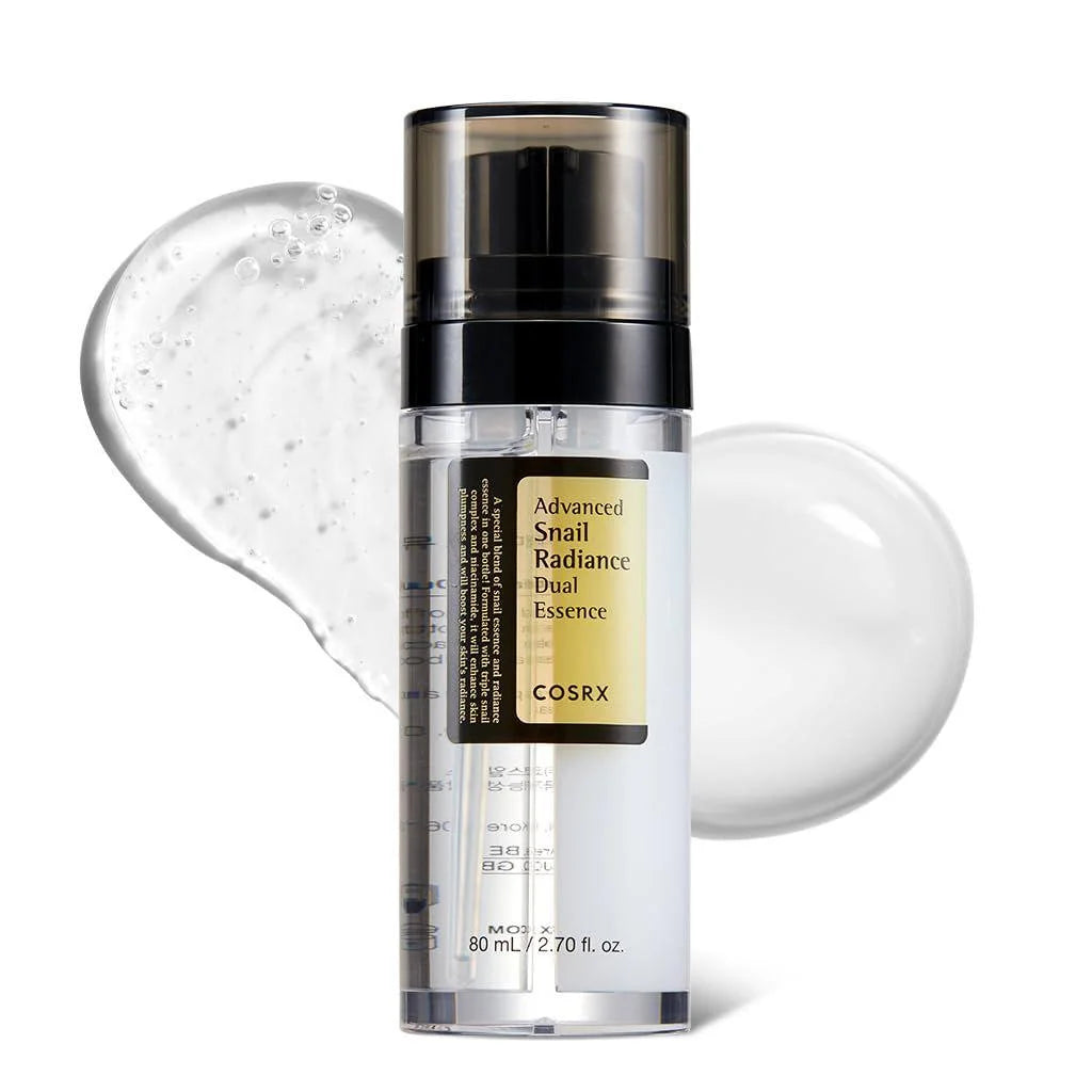 Two serums: peptide skin booster and vitamin C brightening dark spot correcting serum set