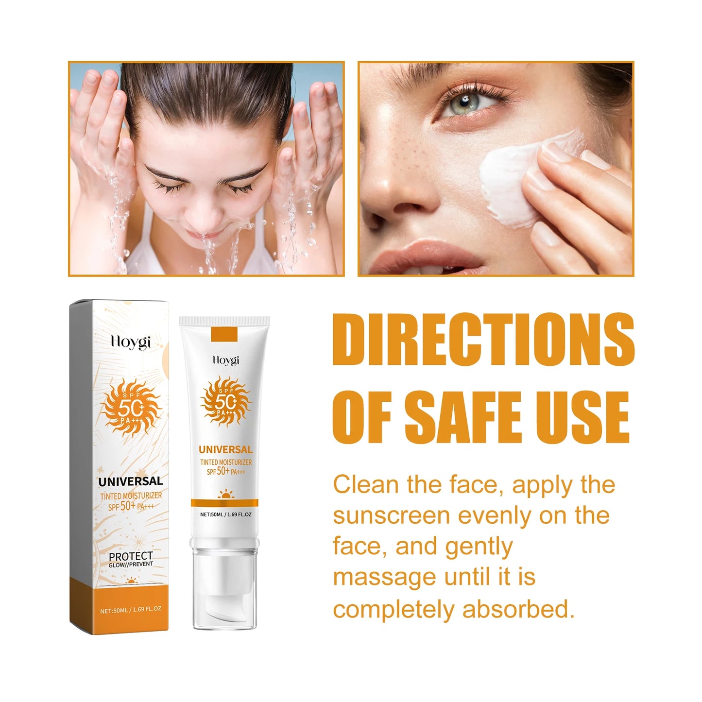 HOYGI — UV Shield Brightening Cream — Product ingredient UV shield complex visual