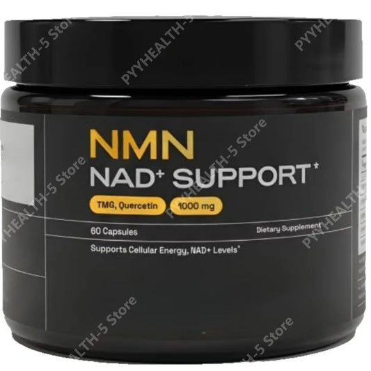 NMN Capsule Supplement 1000mg Serving NAD+ Supplement Supports Brain Energy 60 Capsules