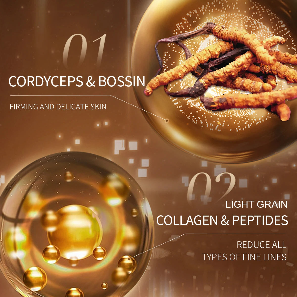 MERCILEN Cordyceps Niacinamide Brightening Sleeping Mask — Cordyceps & Niacinamide — Mask applied on face overnight demo