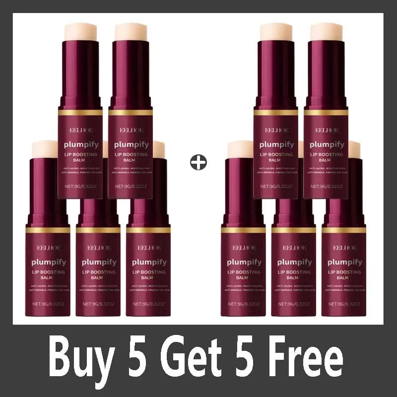 Moisturising lip boosting balm for fuller-looking lips