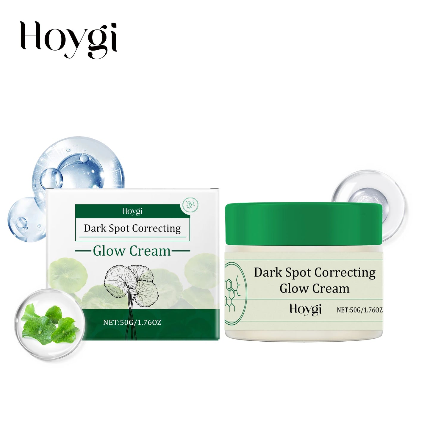 Face cream jar for dark spot correction and skin brightening