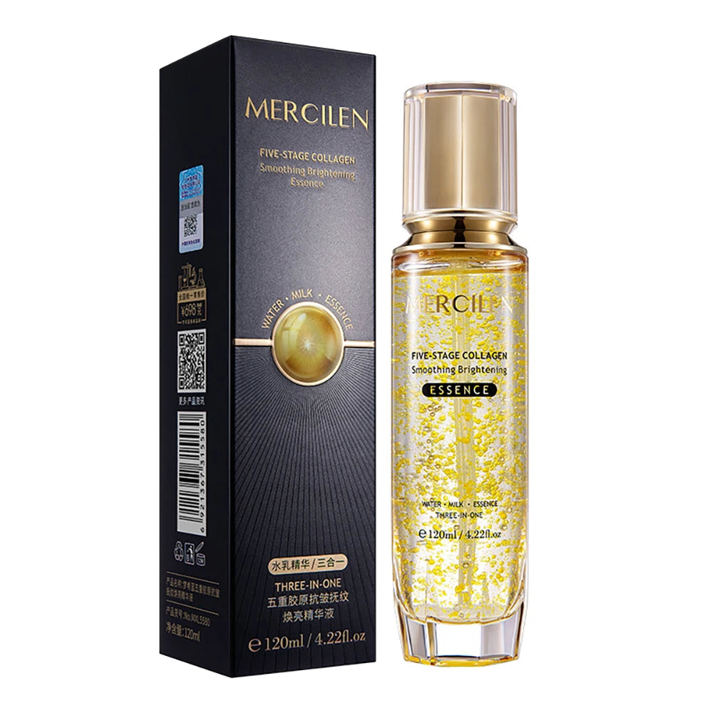 MERCILEN — Collagen Smoothing Essence — Improved dull dry skin effect demonstration