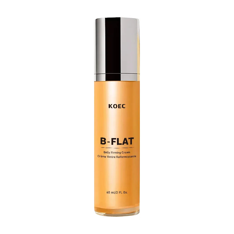 Belly firming cream with avocado and shea butter in a cosmetic container