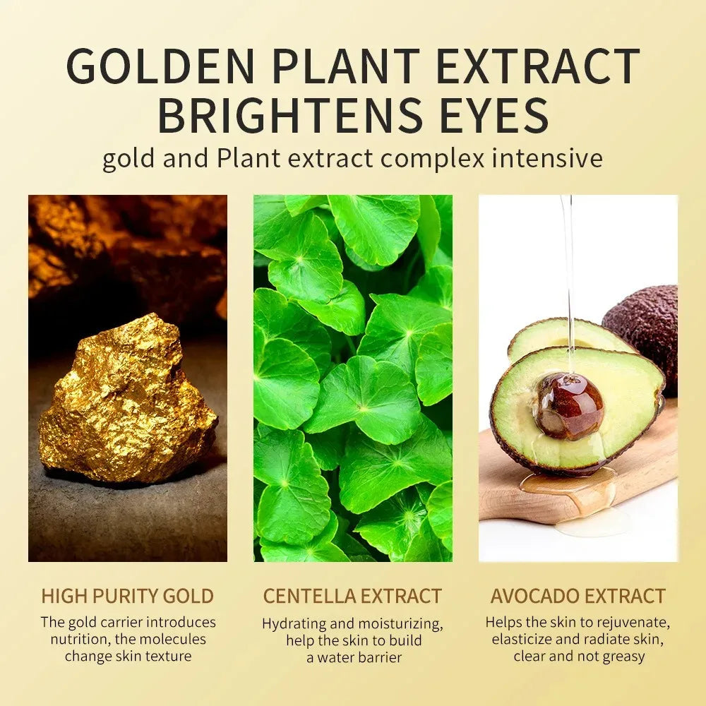 SkinSwaag Beauty CLAFACES — Avocado Gold — Before and after depuffing results comparison