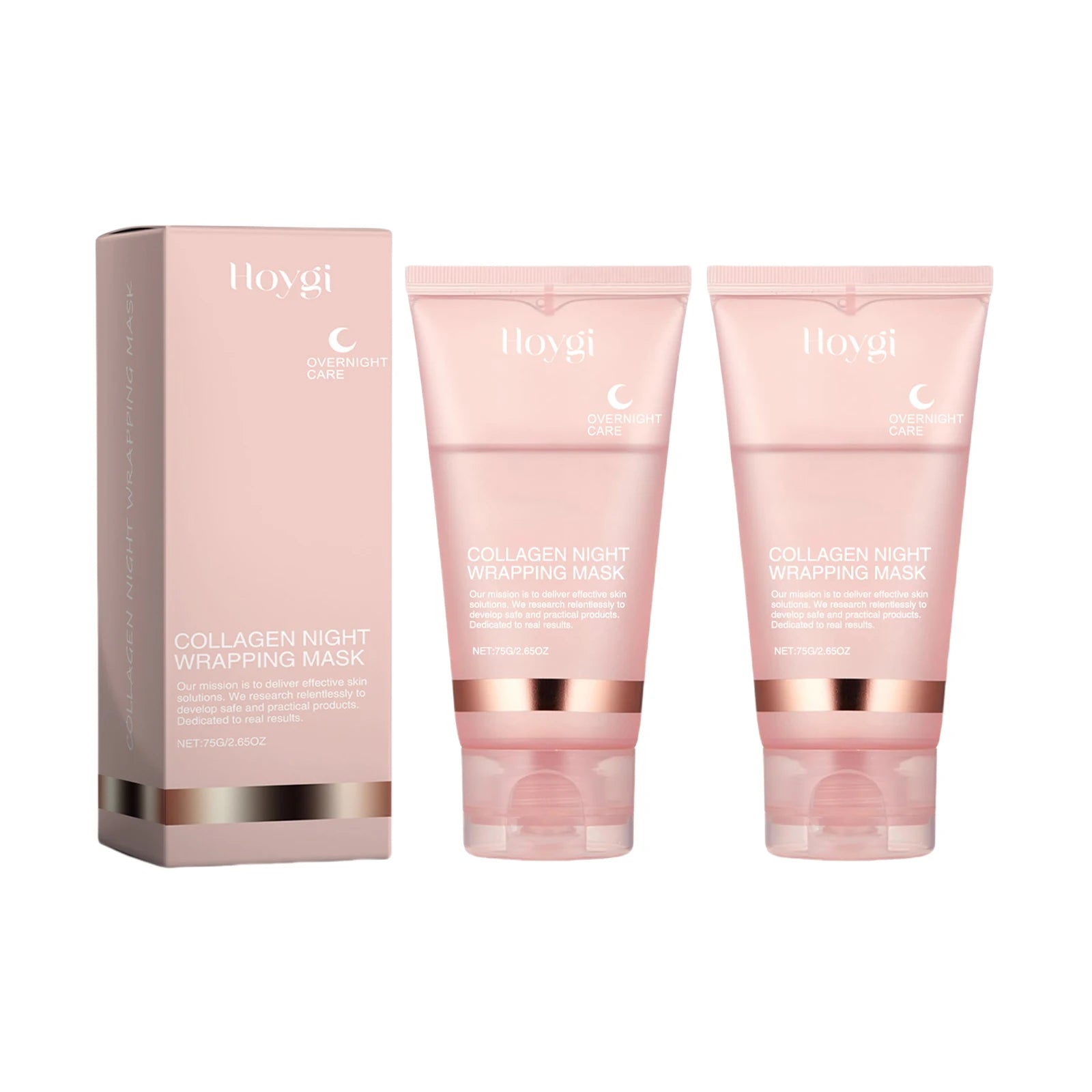 HOYGI Collagen Firming Brightening Peel Mask — collagen — peel mask tube front view on white background