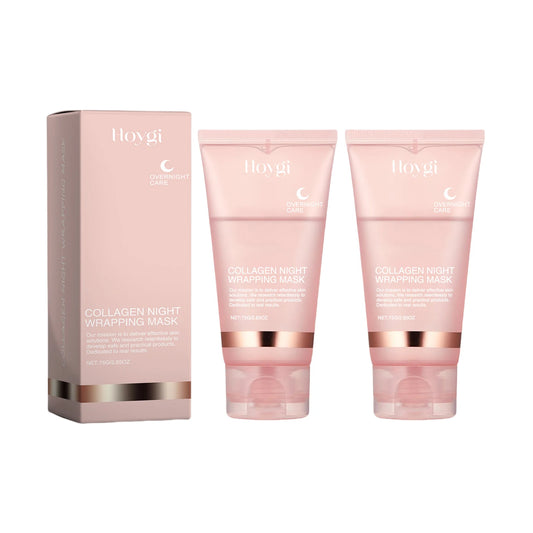 HOYGI Collagen Firming Brightening Peel Mask — collagen — peel mask tube front view on white background