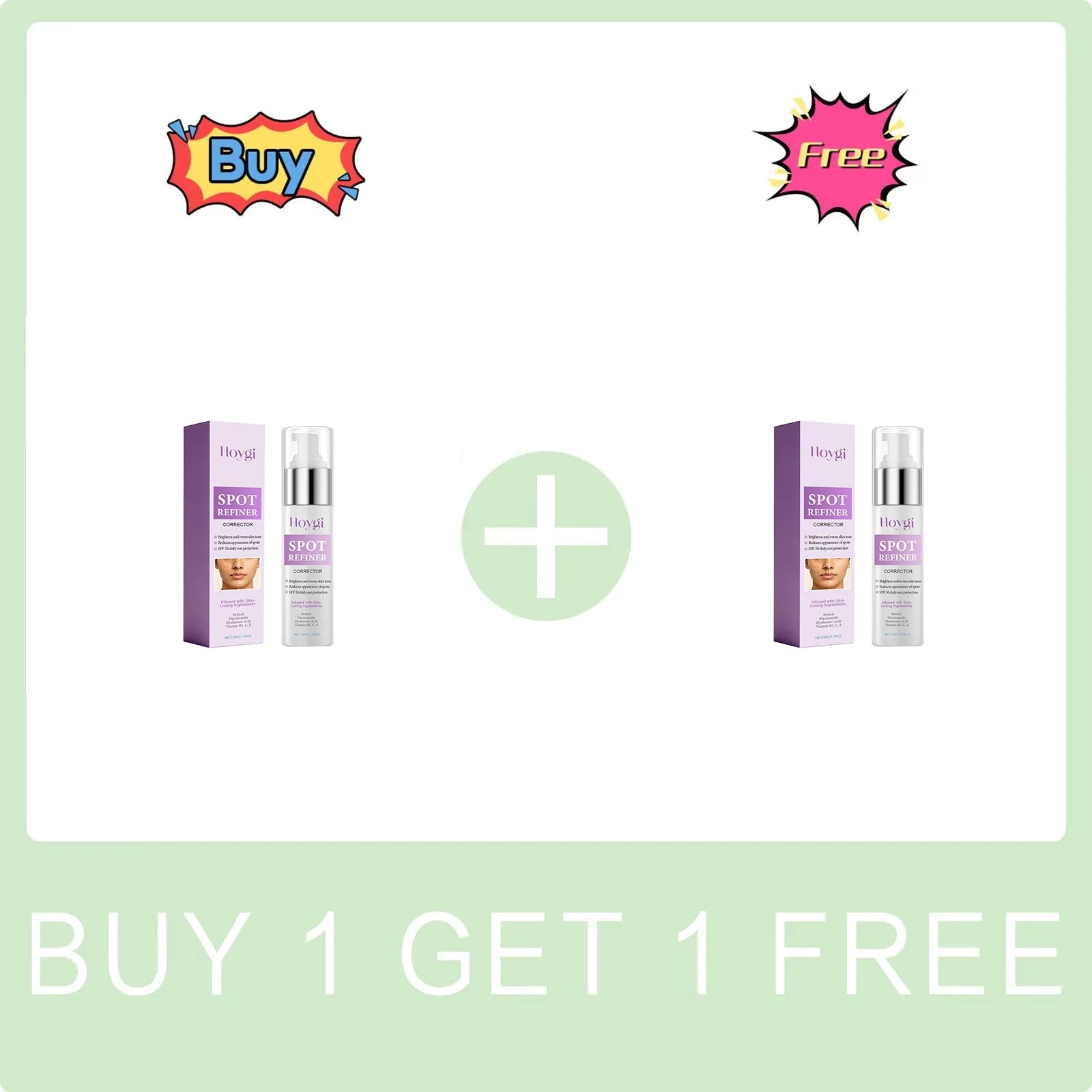 HOYGI — Black Spot Removal Cream — Skincare benefits infographic