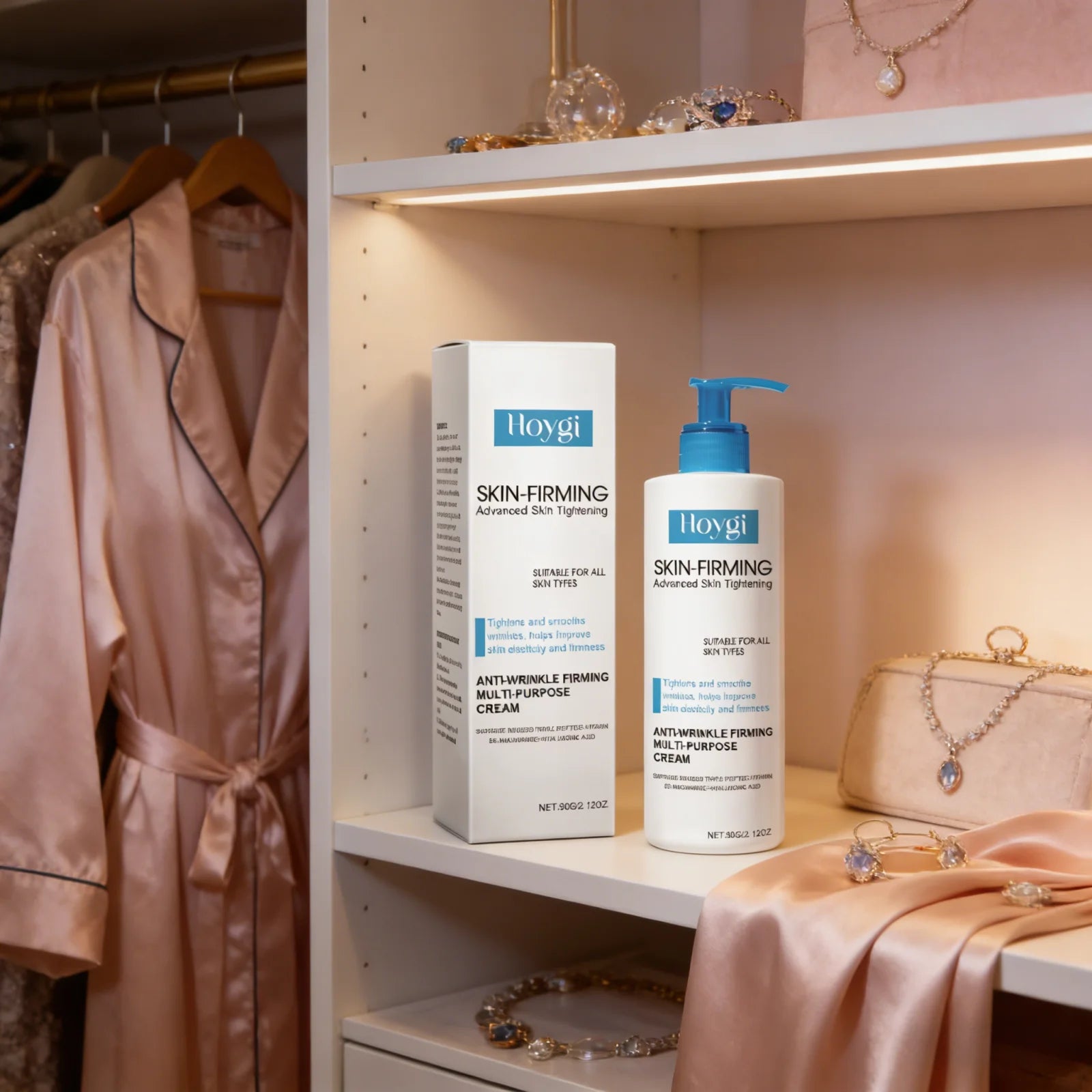 HOYGI — Panthenol Body Cream — Before and after skin brightening results