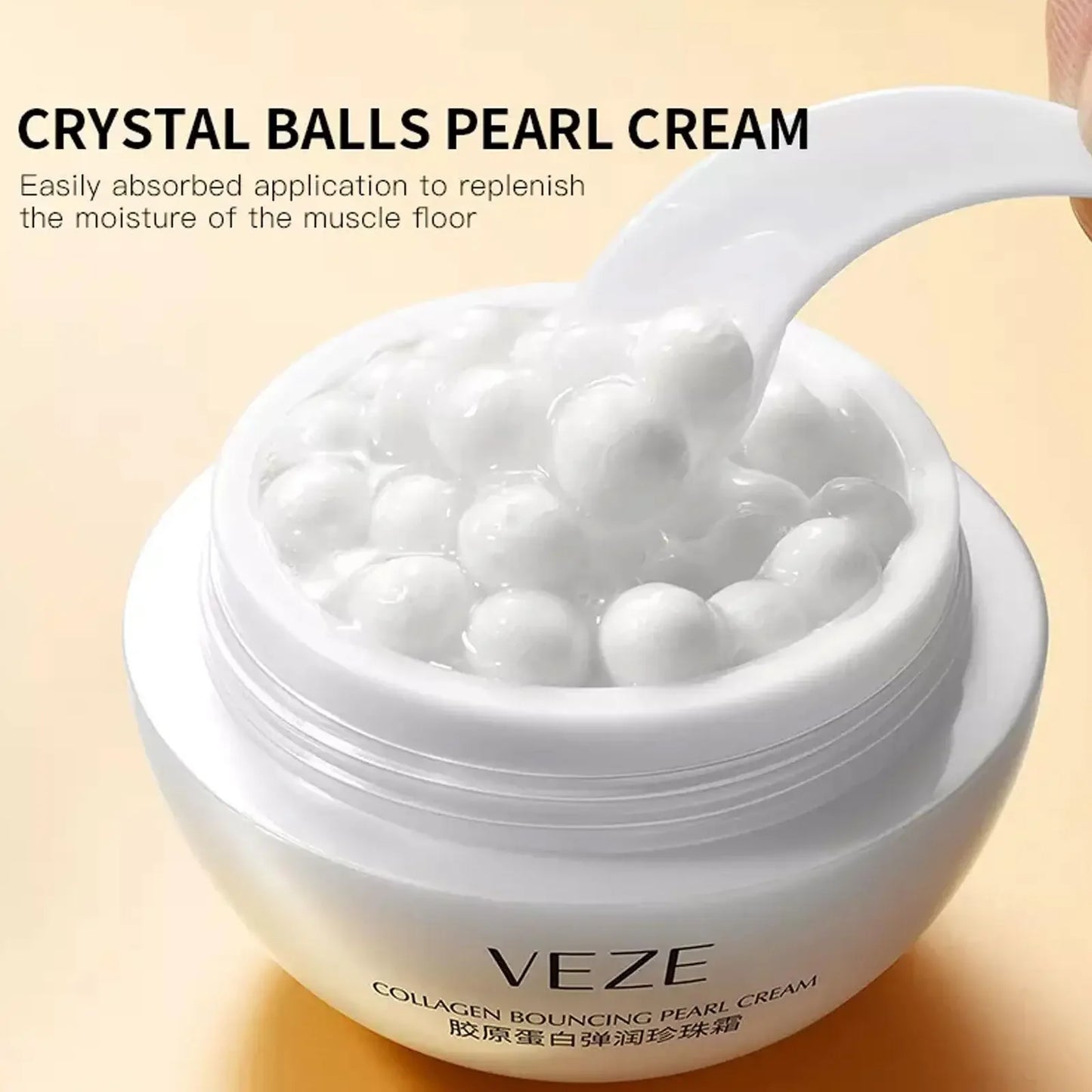 SkinSwaag Beauty — Collagen Pearl Brightening Cream — Skincare benefits infographic