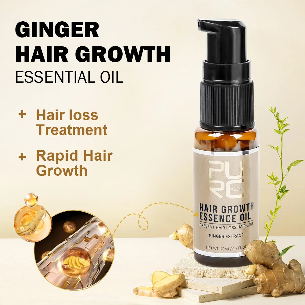PURC Biotin Ginger Hair Growth Shampoo & Conditioner Set