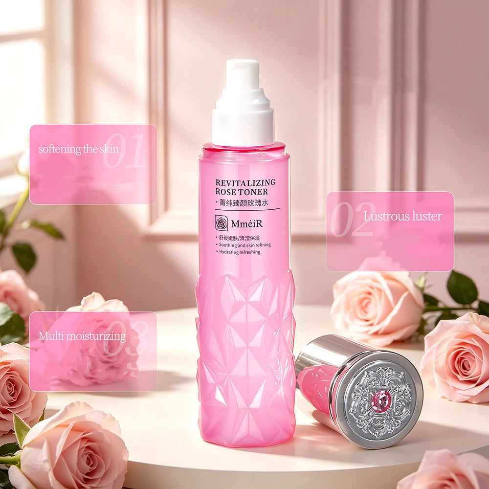 Skin Rejuvenation Rose Water Firming Facial Contours Essence Moisturizing penetration Face serum korean skincare products