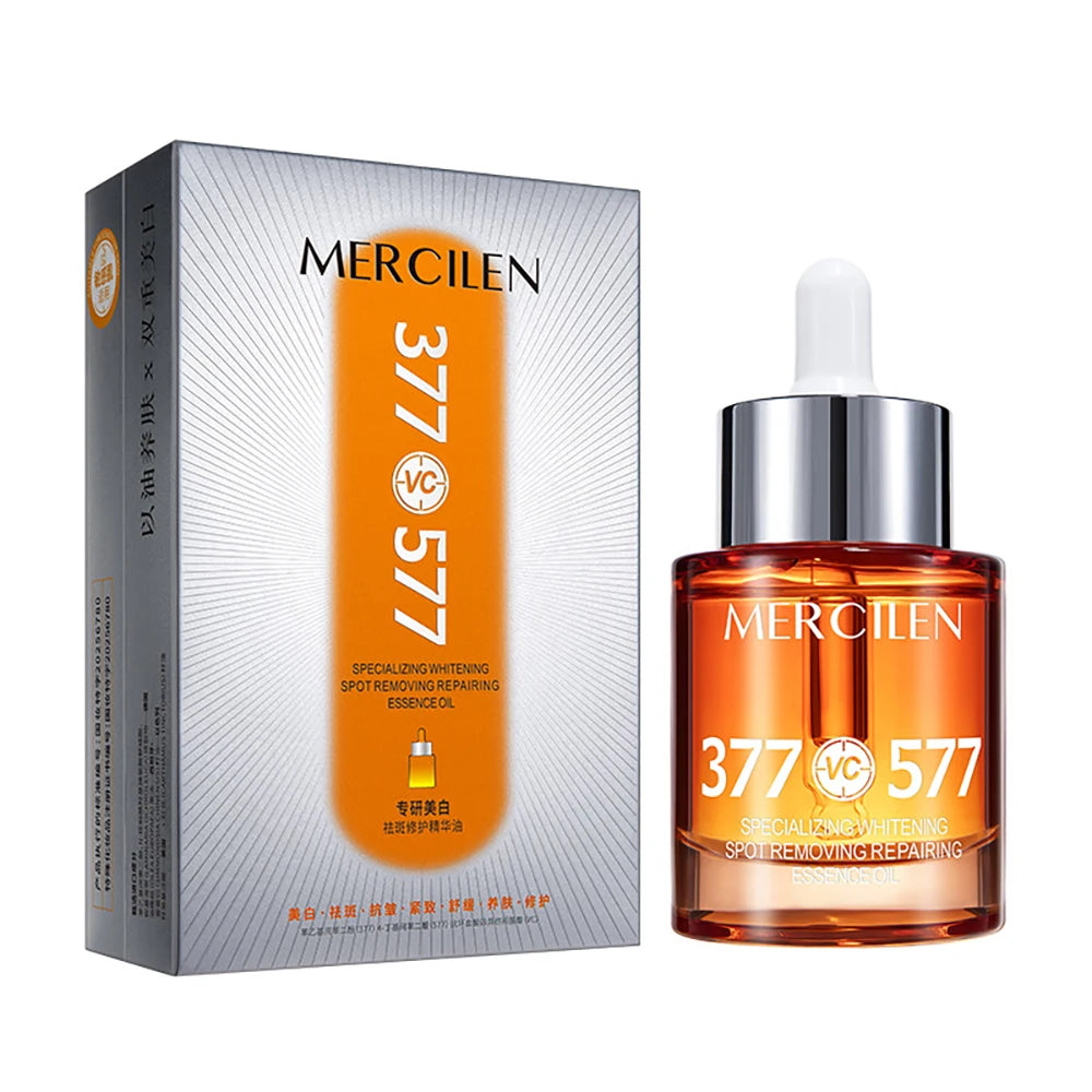MERCILEN 377 Whitening Essence Oil Facial Care Tightening Moisturizing Hydrating Brightening Skin Face Serum Korean Skincare Products