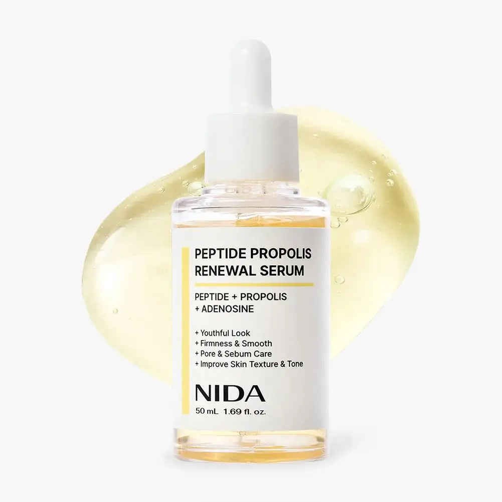 NIDA Skin Care Kit — retinol + probiotic + TXA — moisturizing cream detail on white background
