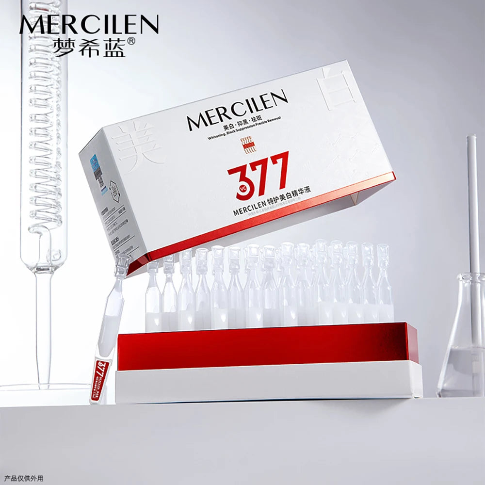 MERCILEN — 377 Niacinamide Brightening Serum — Serum application on face