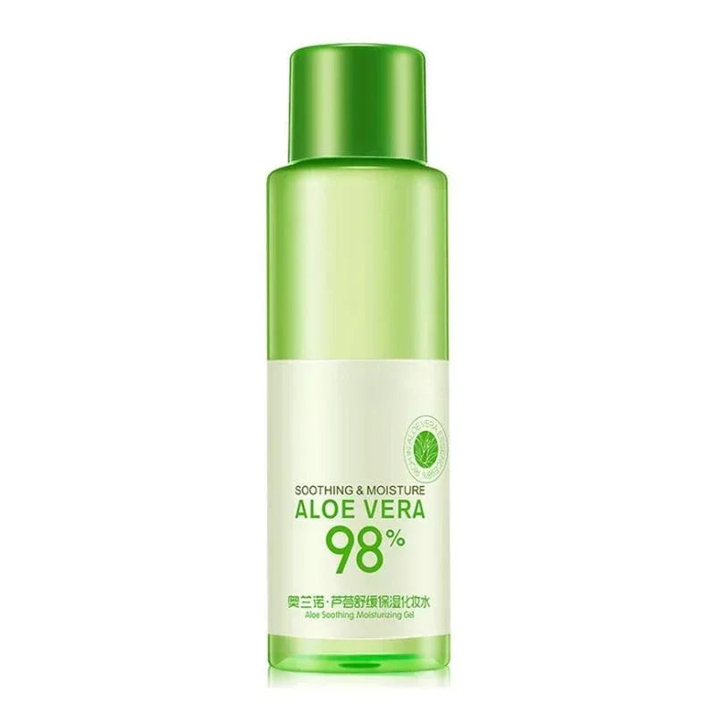 SkinSwaag Beauty Soothing & Moisture Aloe Vera Toner — aloe vera — bottle back view on white background