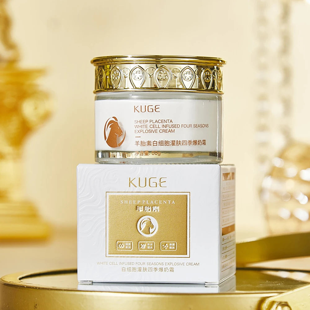 Red Ginseng Collagen Firming Cream Reduce Fine Lines Beauty Face Cream Moisturizing Oil Control For Facial Skin Care Products