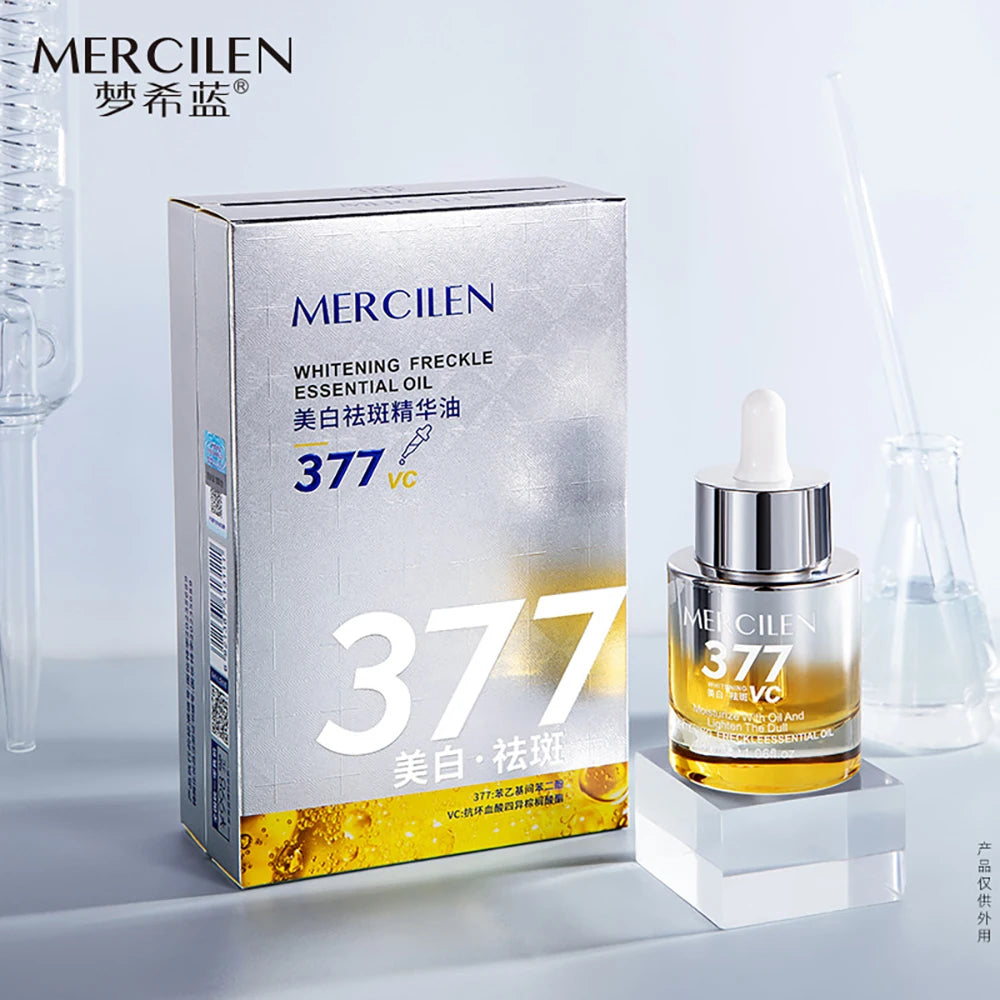 MERCILEN 377 Whitening Essence Oil Facial Care Tightening Moisturizing Hydrating Brightening Skin Face Serum Korean Skincare Products