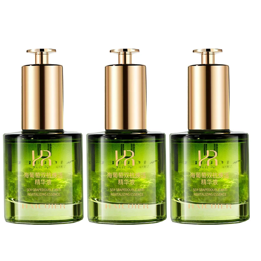Haicuier Sea Grape Collagen Peptide Essence Oil — sea grape + collagen peptides — product description on box