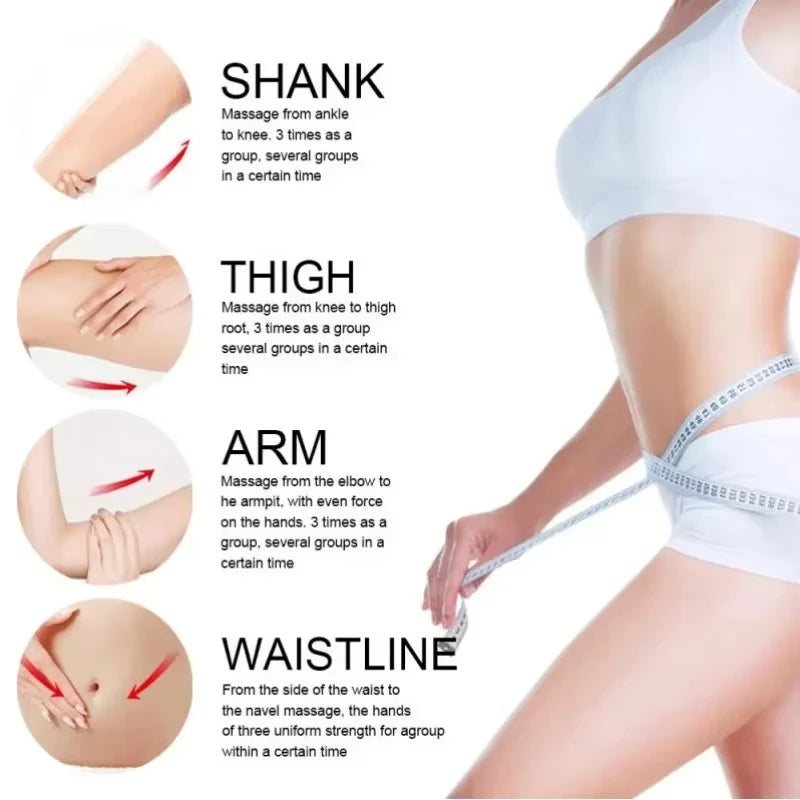 BIOAQUA Niacinamide Cellulite Firming Slimming Cream — Niacinamide — Cream applied on body firming demo