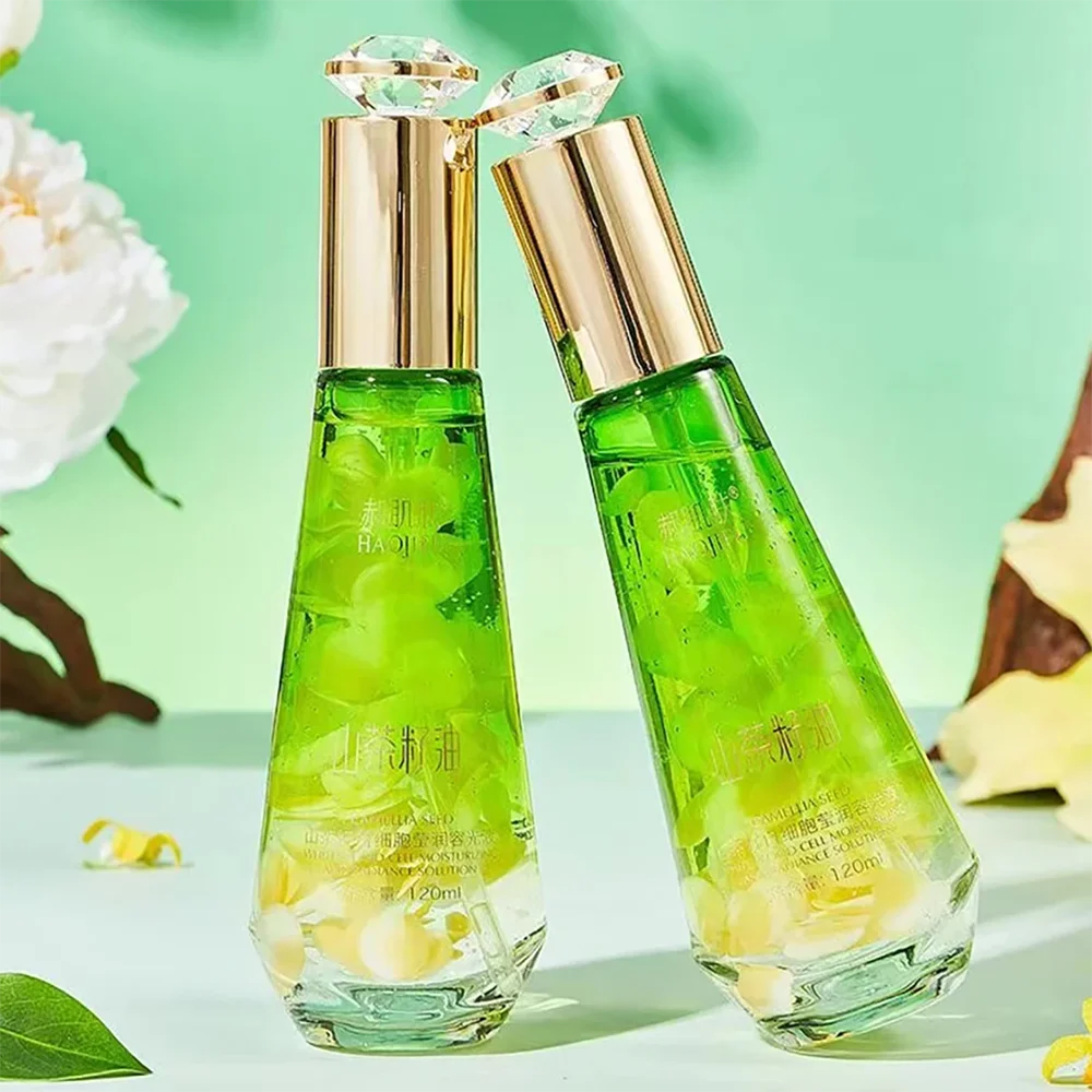 Camellia Seed Golden Peptide Essence Facial Care Brighten Moisturizing Soothing Oil Control Face Serum Korea skin care products
